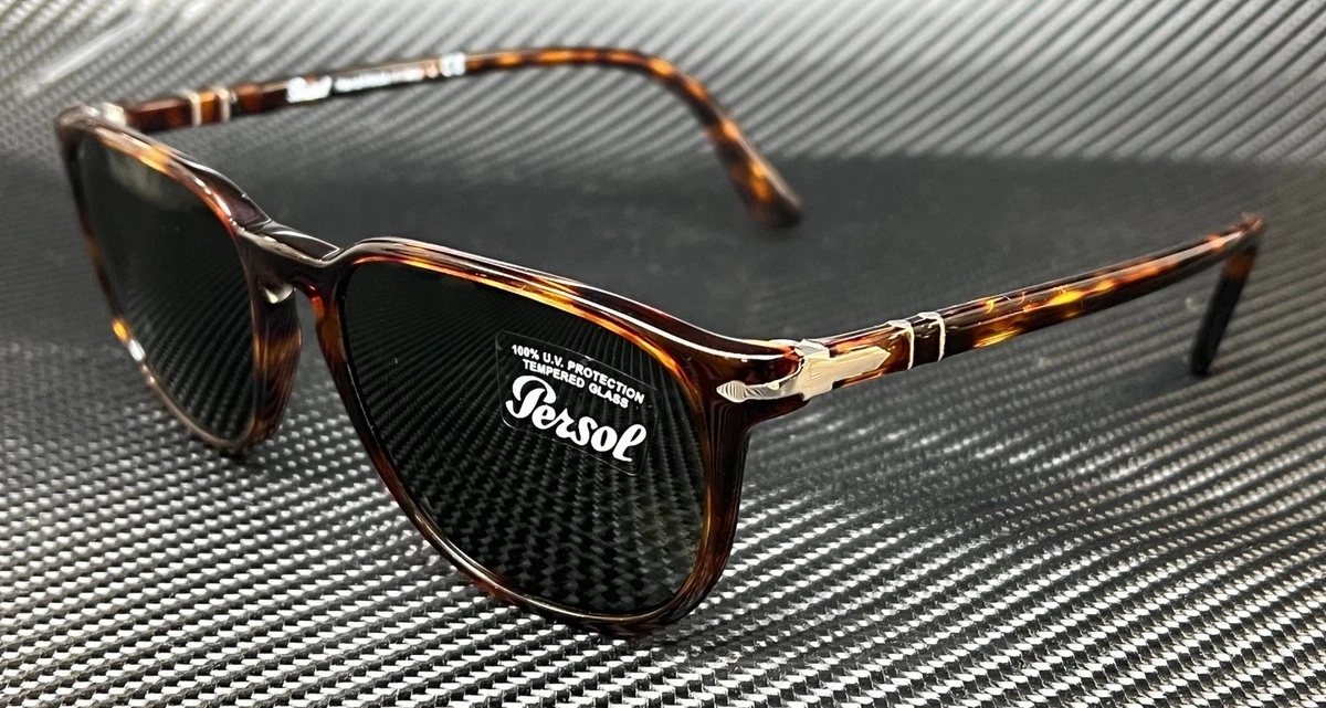 PERSOL PO3019S 24 31 Havana Square Men's 52 mm Sunglasses