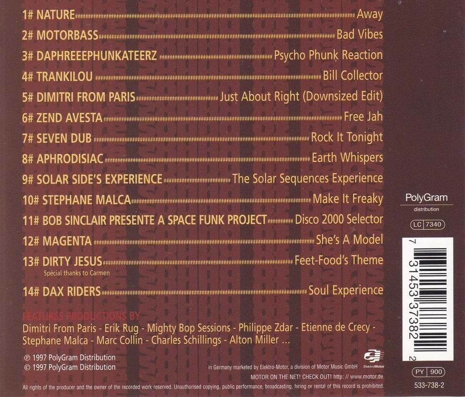 Future Sound Of Paris - Verschiedene Interpreten - Audio CD 1997 Polygram - Bild 2 von 2