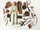 1960s MARX JOHNNY WEST CHIEF CHEROKEE AND ACCESSORIES LOT #G6