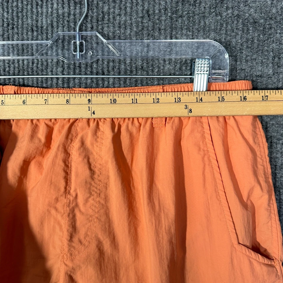 Columbia 男式工装板短裤大号橙色弹力腰网眼衬里 — 第 4/4 张图片