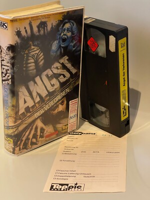 Toppic VHS Rarität ANGST der Verlorenen HORROR No Glasbox FIEND 1980, USA