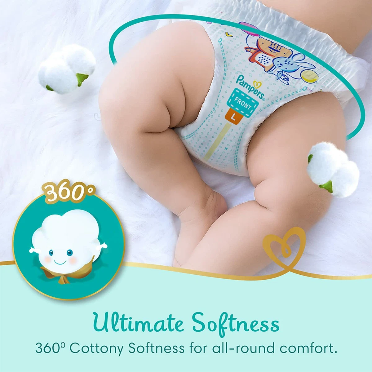 Buy Pampers Premium Care Pants - Large (L) Online On DMart Ready