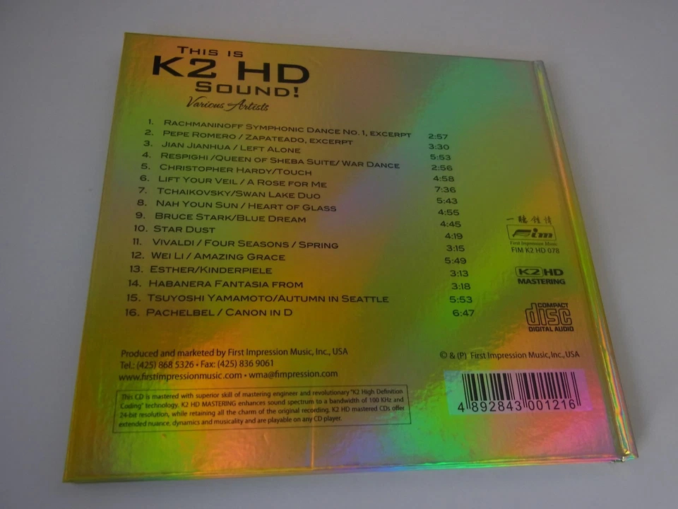 This is K2 HD  Sound    K2HD  CD   (   Fim  ) - Bild 2 von 3