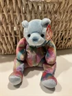 2002 Ty Beanie Baby March Bday Bear W/Birthstone Nose Vintage Stuffed Animal
