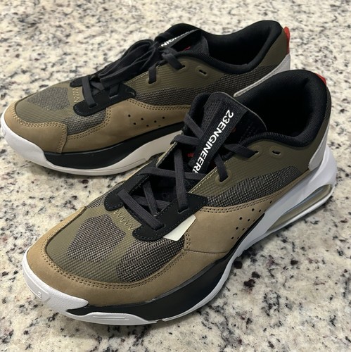 Nike Air Jordan 200E DC9836-261 Sneakers Uomo Verde Oliva Nero Bianco-11,5 - Foto 1 di 7