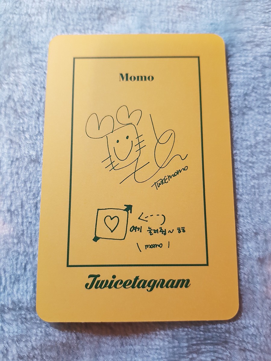 TWICE 1st Album Twicetagram LIKEY Momo Type-A Photo Card Official
