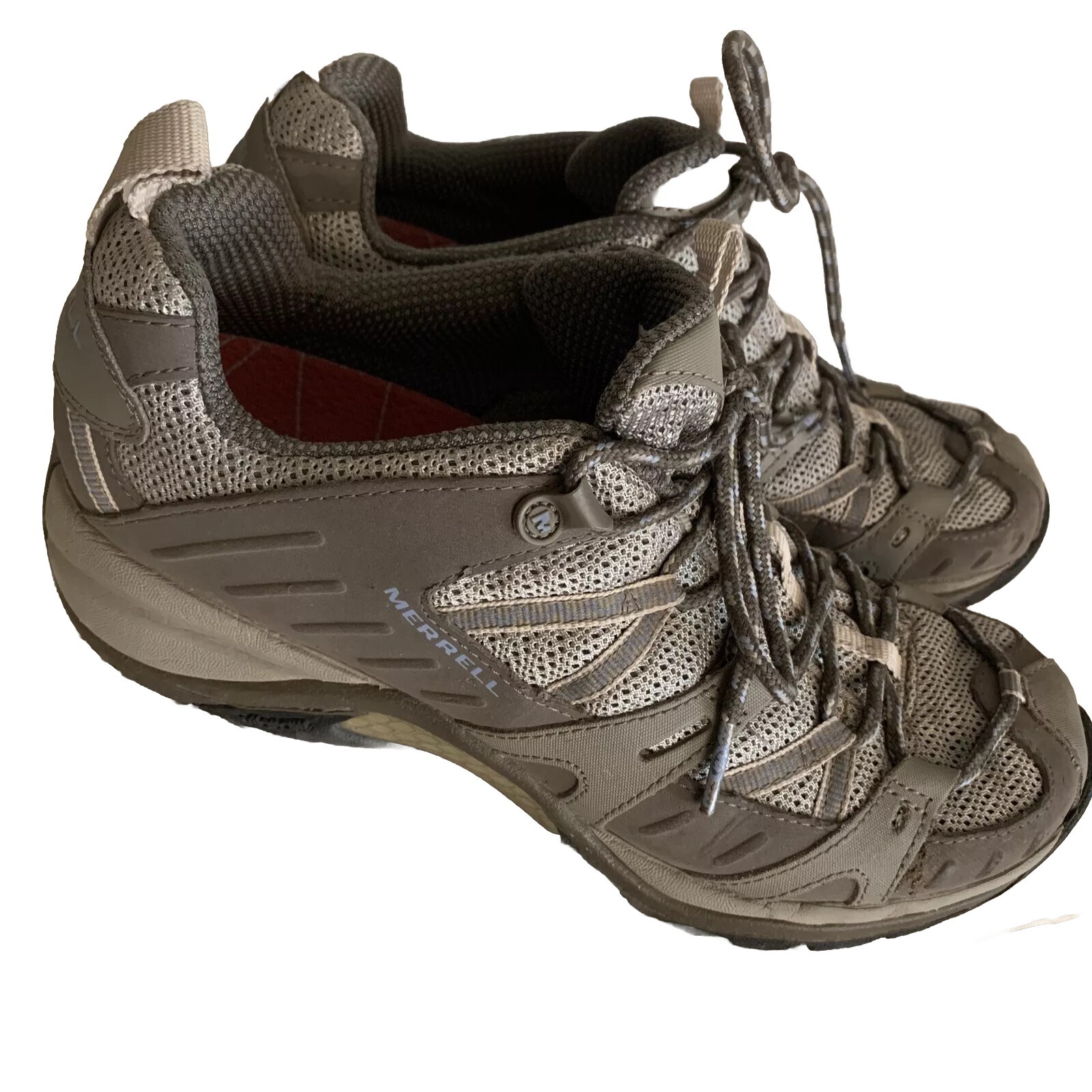Scarpe da trekking Merrell Sirena donna taglia 9 sportive pelle oliva resistenti all'acqua