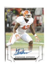 2015 Leaf Draft Stephone Anthony Auto SP RC New Orleans Saints