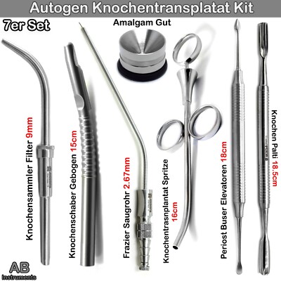 Knochenaufbau Knochentransplantat Implantat Chirurgie Raspatorium Elevator Palti