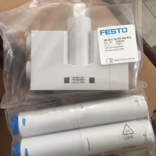One New Festo VN-30-L-T6-PI5-VI6-RO2 526132 Vacuum Generator Free Shipping - Picture 2 of 2