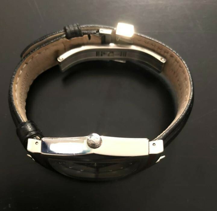 HAMILTON VENTURA H244110 Quartz Watch Black Silver Used | eBay
