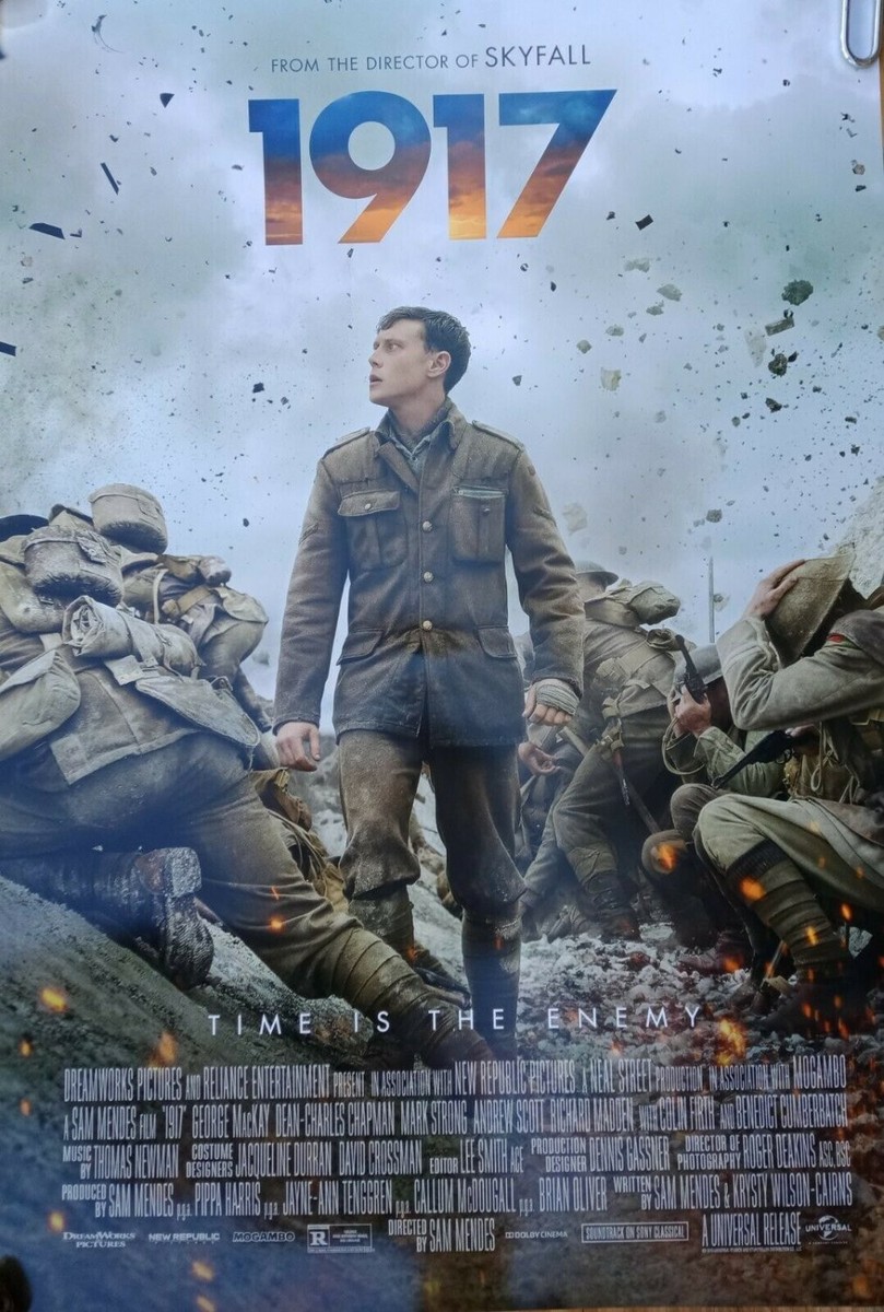 1917 REGULAR DOUBLE Sided Original Movie Poster 27×40 inches