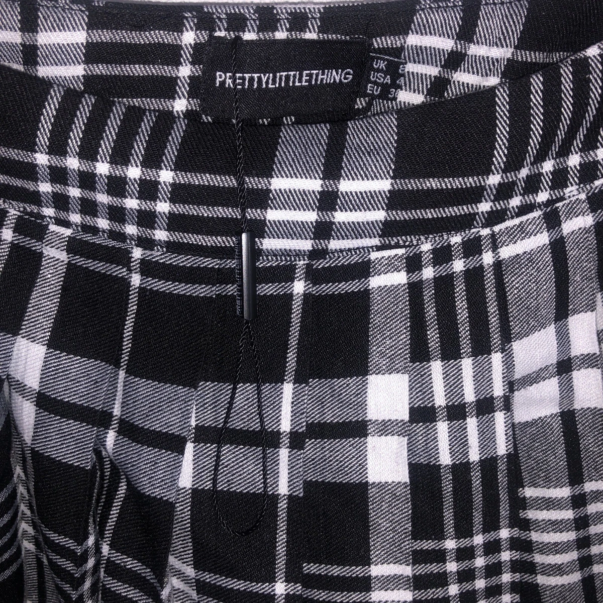 Plaid skirt top pretty little thing