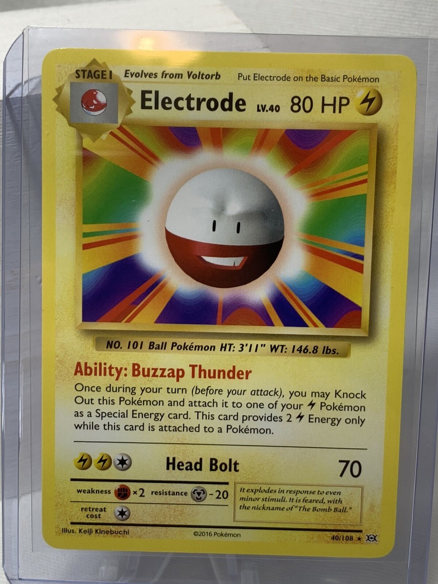 ポケモンカード ELECTRODE 21/102 マルマイン 英語版 Electrode 40/108 Rare (Non-Holo) - XY Evolutions - Pokemon TCG