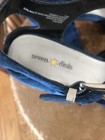 Blue velvet sandals sz 11 — photo 6