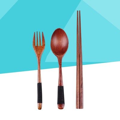 Tableware Set Wooden Flatware Set Wooden Tableware Set Wood Tableware Set