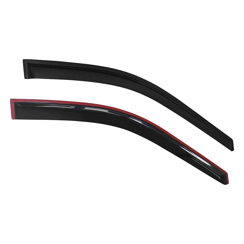 Fits 96-07 Dodge Caravan Window Visors Smoke Rain Guard Shade Deflector Acrylic - Image 4 of 4