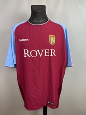 ASTON VILLA 2003 2004 HOME SHIRT FOOTBALL SOCCER JERSEY DIADORA SIZE 2XL