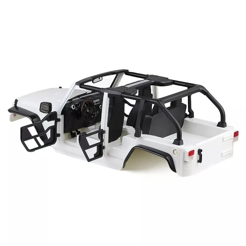 313mm Wheelbase Tube Door Shell for 1/10 RC Crawler Axial SCX10 Jeep Wrangler - Image 4 of 4