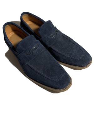 stacy adams blue suede shoes