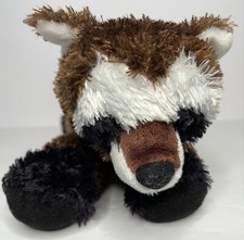 Brown Plush Raccoon Stuffed Animal Aurora
