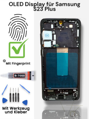OEM Für Original Samsung Galaxy S23 Plus Display OLED Rahmen Einheit Touch Neu