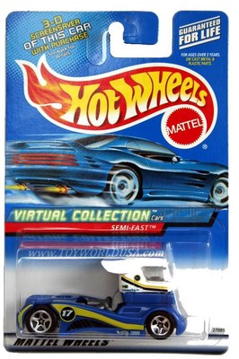 2000 Hot Wheels #118 Virtual Collection Semi Fast Malaysia base