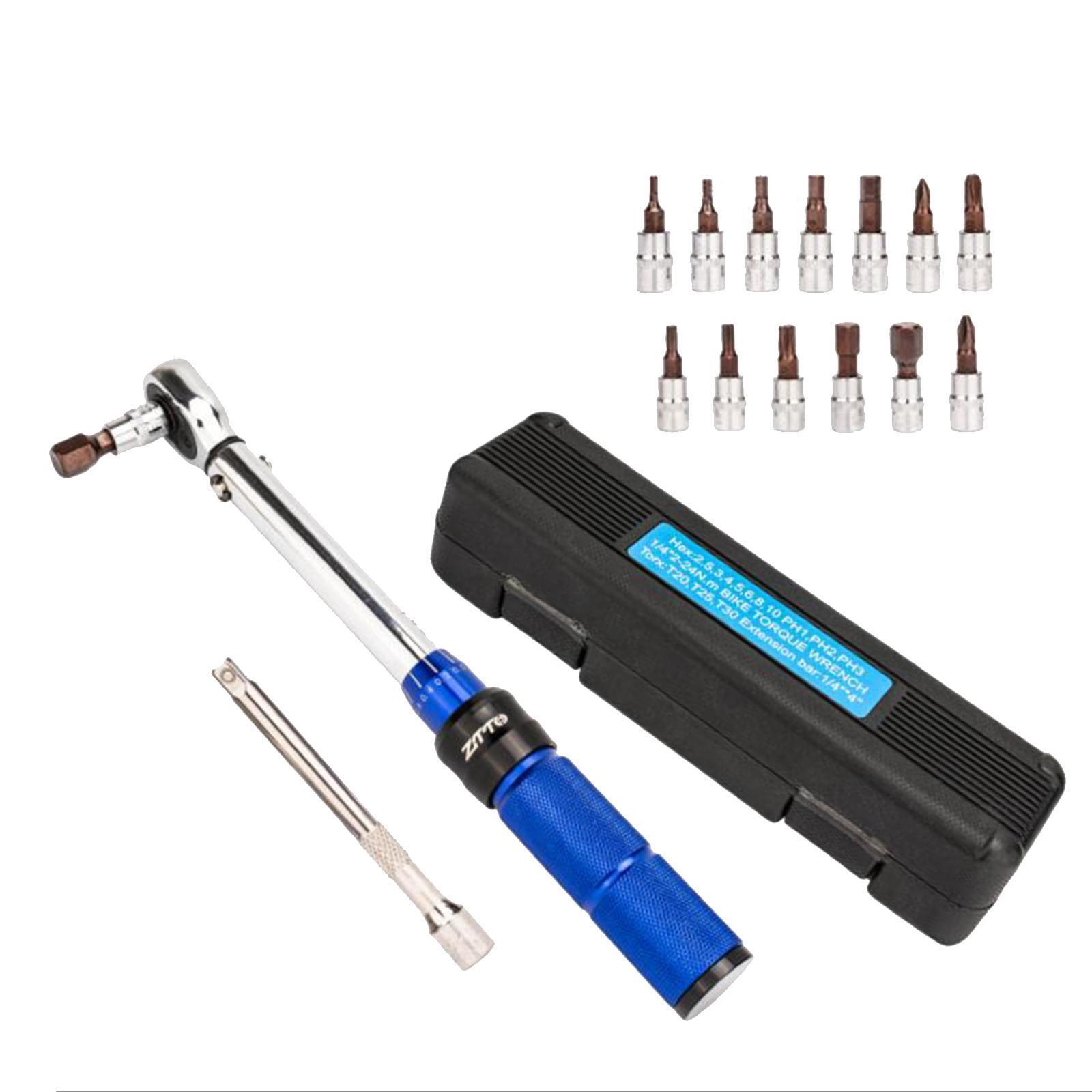 Mountain Road Bike Torques Wrench Set Allen Sockets 2 to 24 nm eBay