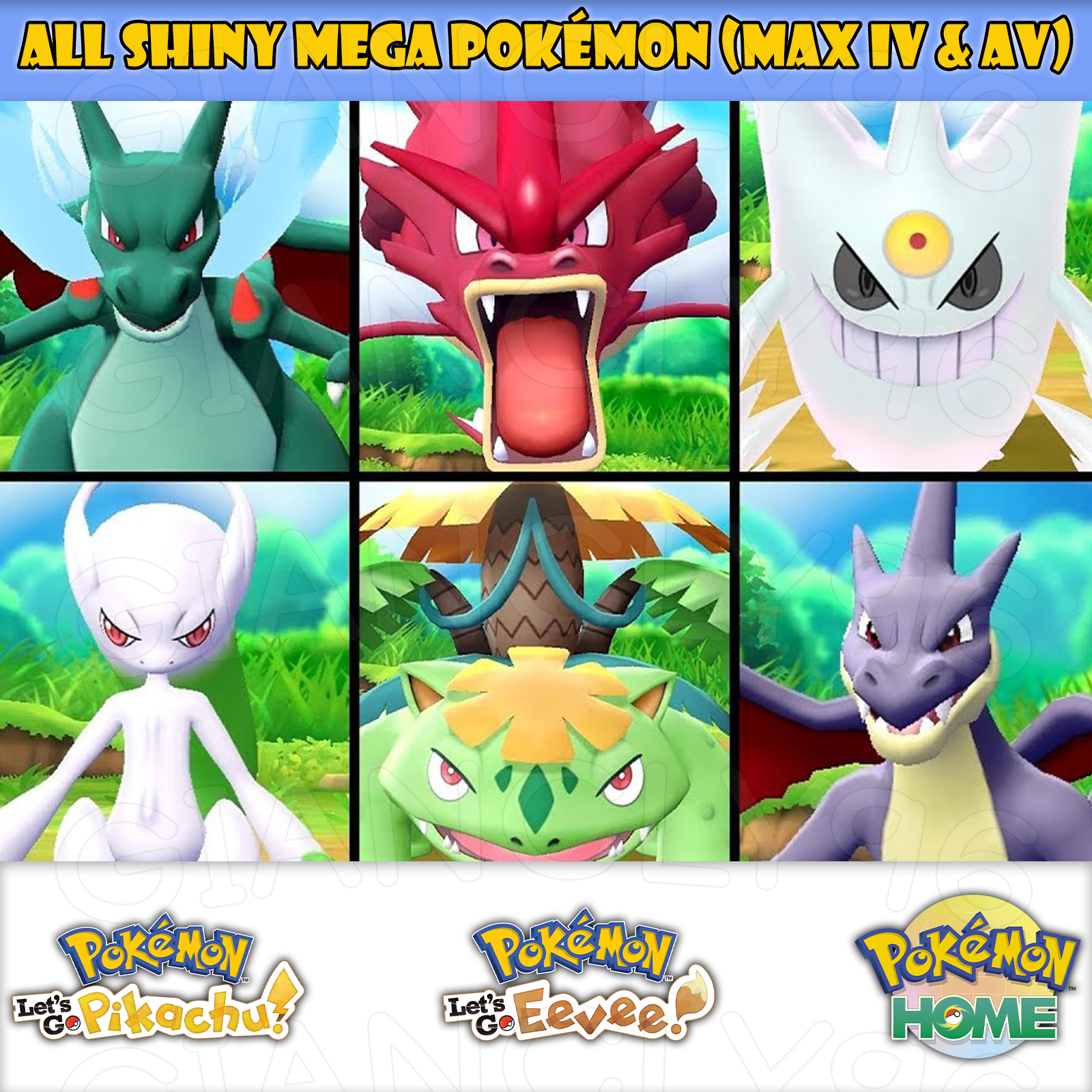 All Mega Evolutions (Shiny) 