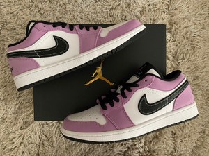 Nike Air Jordan 1 Low se Púrpura Violeta Shock Negro CK3022-503 Talla 10 |  eBay