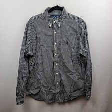 Ralph Lauren Classic Fit L Long Sleeve Button Down Striped Shirt