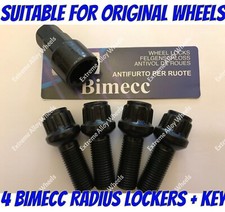 Alufelgen Sicherungsschrauben 28mm Gewinderadius + Schlüssel für Skoda Fabia Karoq Kamiq 