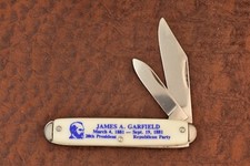 VINTAGE NOVELTY KNIFE CO MADE IN USA 1976 JACK PRESIDENT JAMES A GARFIELD (12573