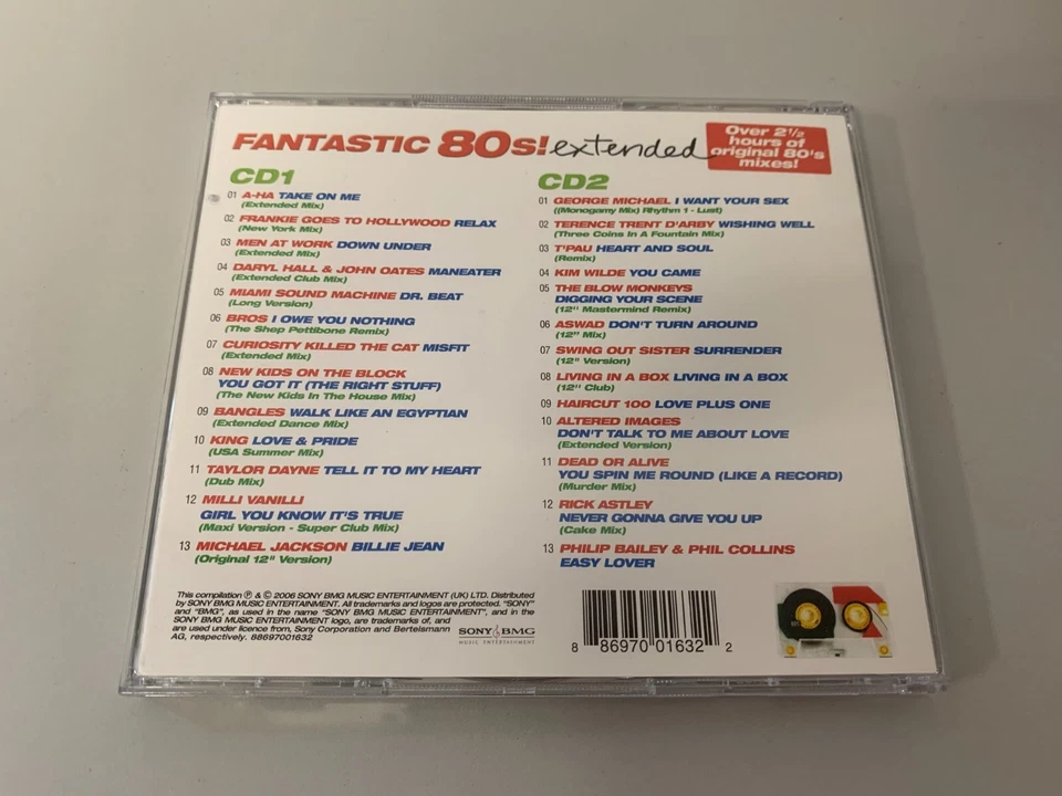 Various – Fantastic 80s! Extended - 2 CD´s © 2006 - 12"Mixes: A-Ha,Men At Work.. - Bild 2 von 2
