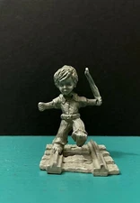 HTF Rawcliffe Pewter Train Track Boy Tom Sawyer Adventures Diorama Mini Figurine