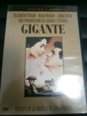 Film DVD - Gigante Elizabeth Taylor, Rock Hudson, James Dean, Carroll Baker, Jan