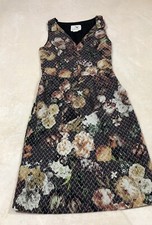 Anthropologie Tabitha Tema Quilted Floral Dress Size 0