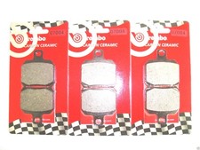 KIT PASTIGLIE FRENO BREMBO 07004 ANTERIORI + POSTERIORI PER PIAGGIO X9 500 2001