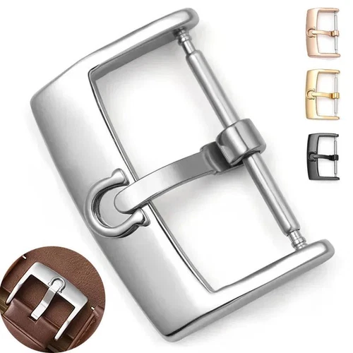 Klamra zegarka ze stali nierdzewnej 12 14 16 18 20mm Zamiennik zapięcia zegarka Omega - Zdjęcie 3 z 22