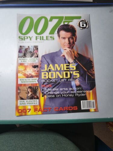 007 Spy Files 🎁 #6 Magazine James Bond 🎁 FREE POST - Foto 1 di 2