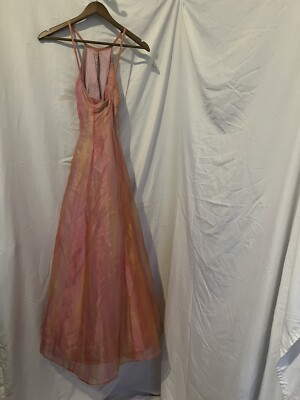 Pink and Orange Sunset Long Teen Formal Wear A-Line Ballgown Dress. Size Petite | eBay Pink and Orange Sunset Long Teen Formal Wear A-Line Ballgown Dress. Size Petite | eBay