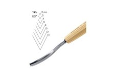 Pfeil Long Bent V-Gouge 60° No 12L