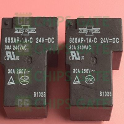 2PCS SONGCHUAN POWER RELAY 855AP-1A-C-24VDC