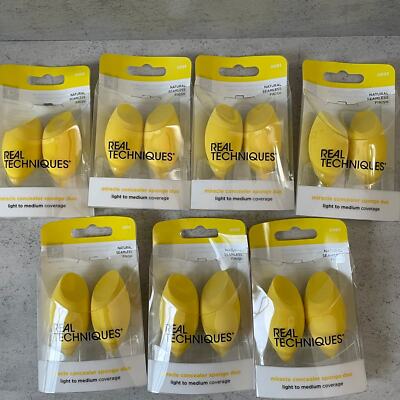 Real Techniques Miracle Concealer Sponge - 7 Packages of 2