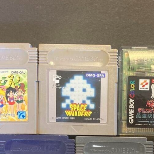 Nintendo GAME BOY COLOR Cassette Set of 7 Cassettes Confirmed to