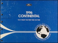 1996 Lincoln Continental Electrical and Vacuum Troubleshooting Manual 96 OEM