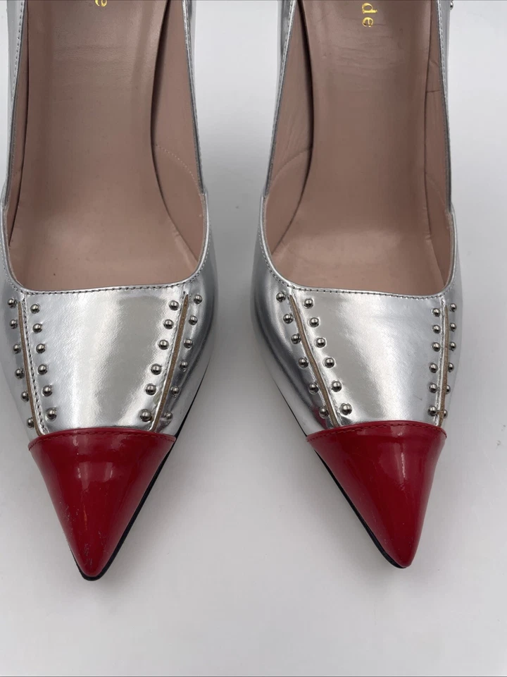 Женские туфли на каблуках Kate Spade Silver Rocket with Flames с тиснением 8,5 - Изображение 2 из 4