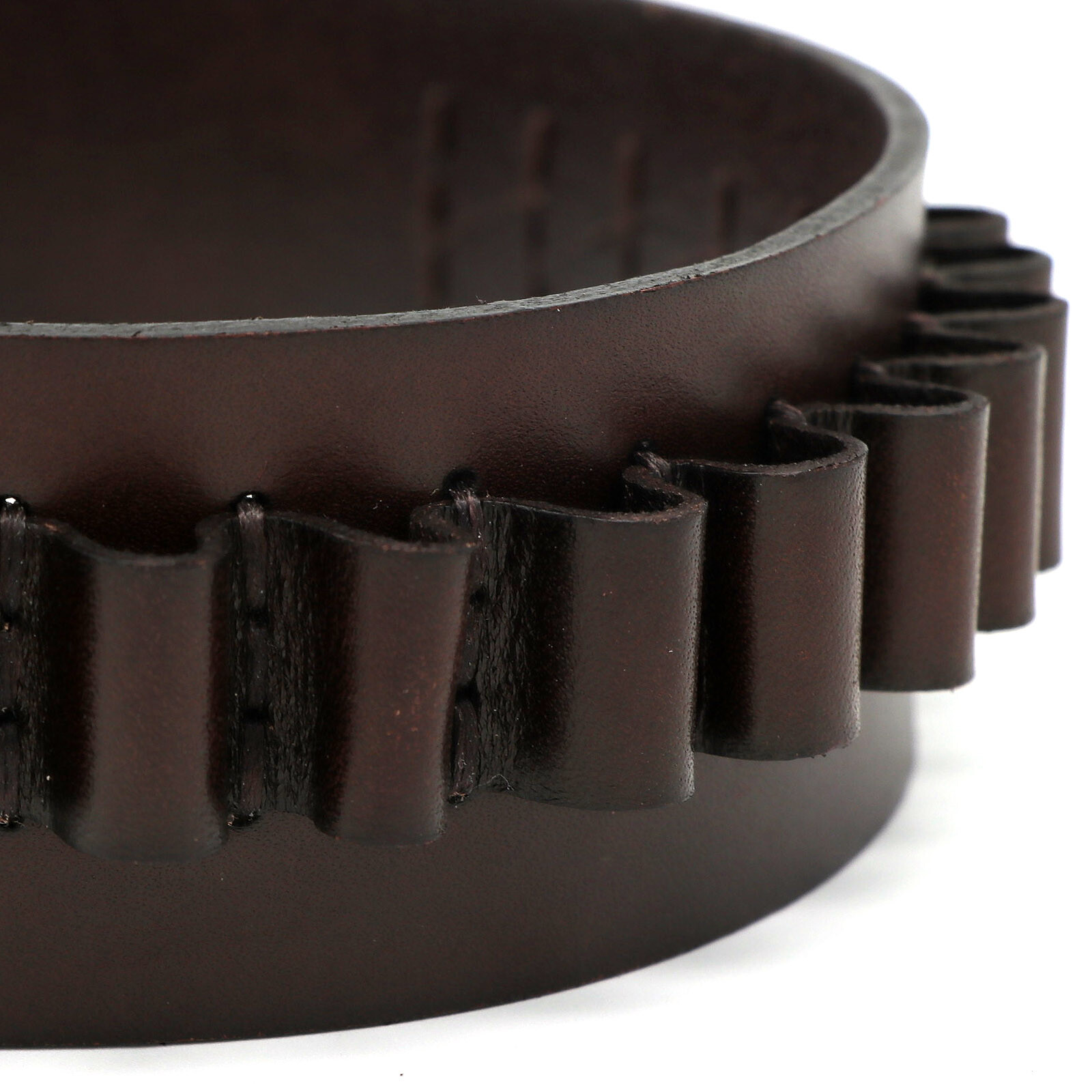 Tourbon 9mm/.38,357 Ammo Bandolier Rifle Cartridges Belt Ammo Carrier in Leather