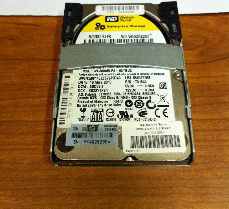 HP 570073-001 571279-B21 601774-001 300GB 10K 2.5" SFF SATA HARD DRIVE - Image 2 of 2
