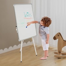 Whiteboard mit Stativ Ständer Verstellbare Höhe Abwischbar Magnettafel 61*91.4cm